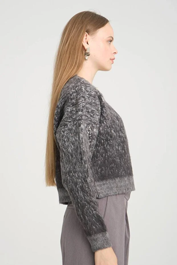 Asur Butik Kadın Triko Crop Hırka