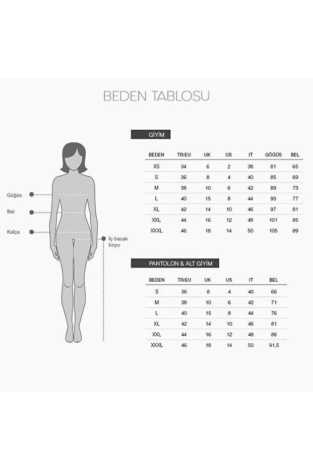 Asur Butik Kadın Yüksek Bel Cırt Cırtlı Palazo Pantolon